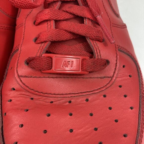 Nike Air Force 1 Low \'07 LV8 -Men\'s 13 -Triple/University Red Shoes- CW6999-600 main image 8